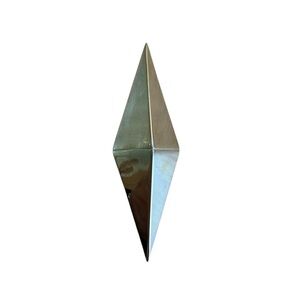 Givenchy Gold Tone Geometric Brooch